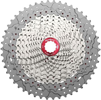 SunRace MZ90 12Sp 11-50T Shimano-SRAM Cassette - Metallic Silver, Metallic Silver